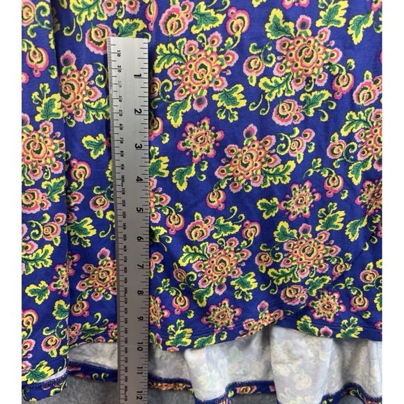 Boden Saskia Wrap Dress 14 Blue Medallion Floral Midi Ruffle Boho Cottagecore - Picture 15 of 16